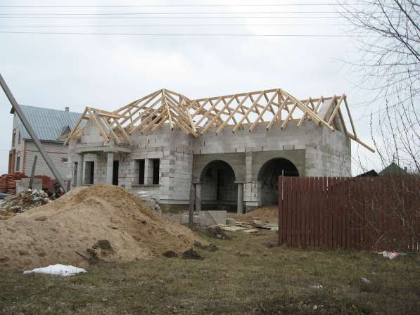 Строительство домов, коттеджей в фото 10