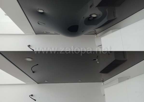 Слив воды с натяжного потолка в Москве фото 4