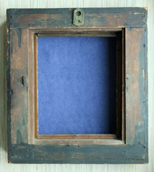 Старинный дубовый киот под икону аналойного размера. XIX век в Санкт-Петербурге фото 13