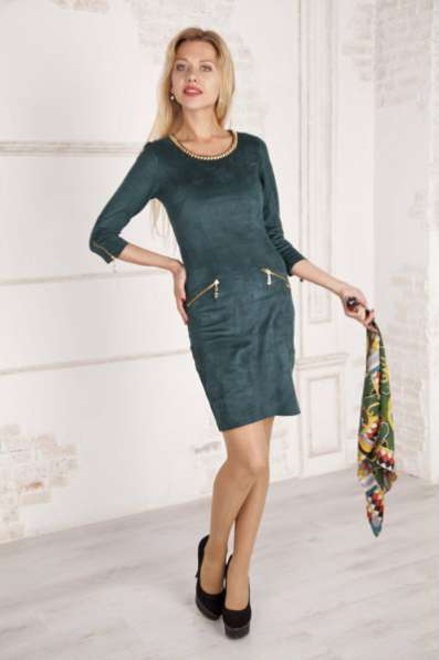 Артикул: 7756 зеленый Платье Piniolo Женская одежда в Архангельске