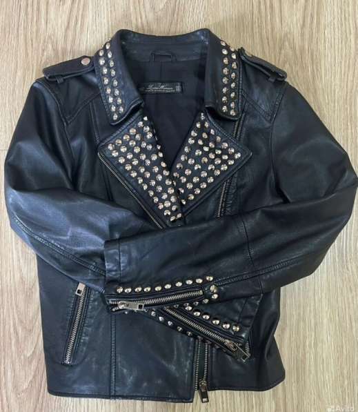 Кожаная куртка Zara косуха в Москве фото 7