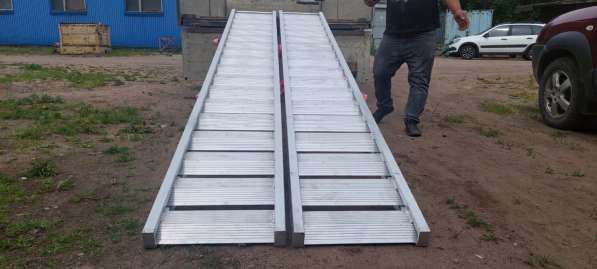 Производство трапов сходней алюминиевых аппарелей в Брянске фото 4
