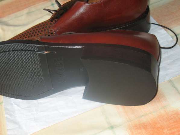 Мужские кожаные ботинки элитного бренда BRAUDE Италия в Москве фото 3