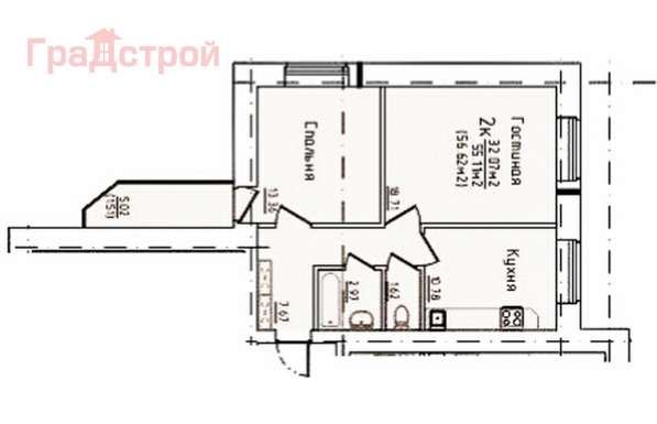 Продам двухкомнатную квартиру в Вологда.Этаж 1.Дом кирпичный.Есть Балкон. в Вологде