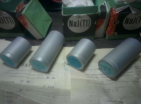 Кристалл сцинтилляционный NaJ(Tl), NaI(TI), детектор СДН в фото 3