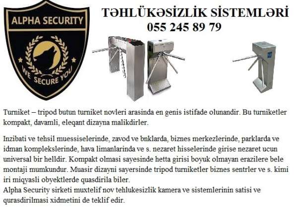 ✺ Turniket sistemi ✺ 