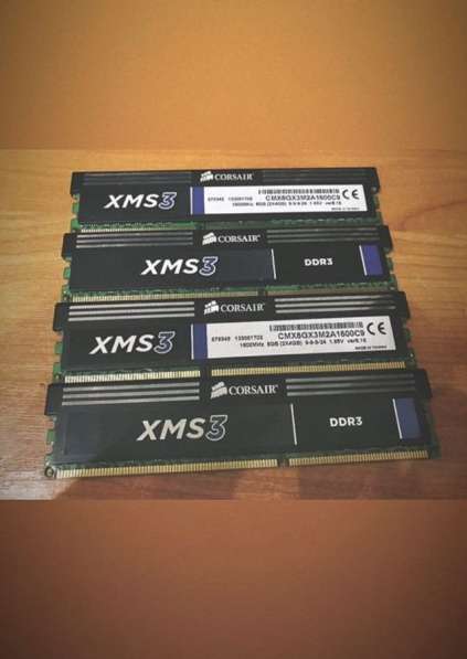 Память Corsair xms3 DDR3 16GB