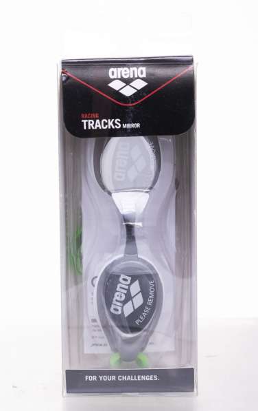 Очки Tracks Mirror, White/Smoke/Green, 92370 66