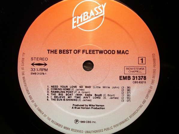 Fleetwood Mac ‎– The Best Of в Санкт-Петербурге