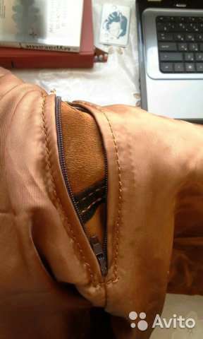 Кожаная куртка рыжая XL (44-46) BESIKLER ISTANBUL Made in Turkey в Воронеже фото 3