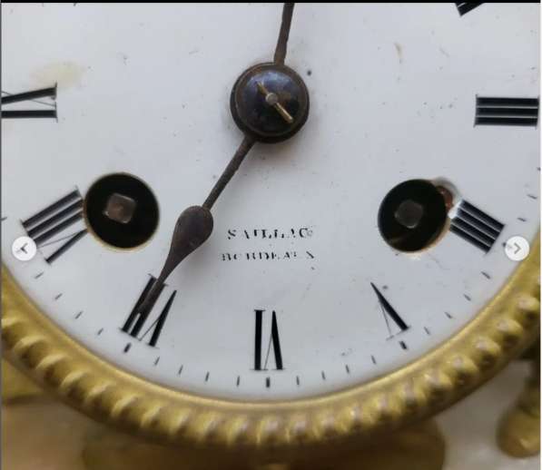 Часы бронзовые настольные Барабанщик, рабочие, с боем в Ставрополе фото 10