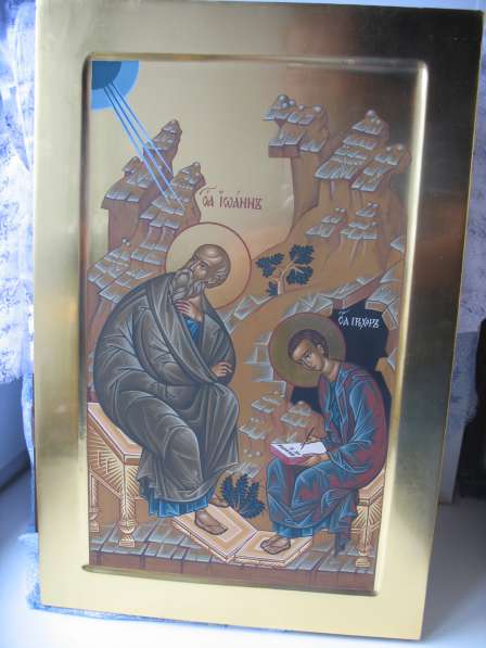 Икона храмовая.Евангелист Иоан и Прохор в Москве фото 4