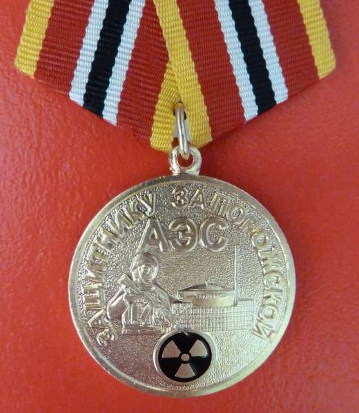 Россия медаль Защитнику Запорожской АЭС бланк документ СВО в Орле фото 9