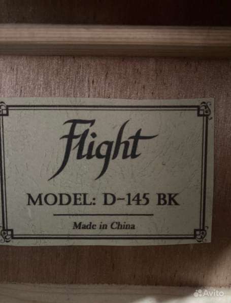 Гитара Flight модель D-145 BK в Альметьевске