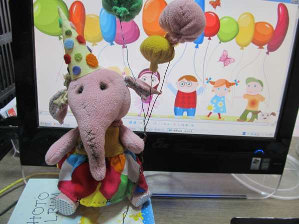 Слон Розовый Купить Слоняшку Элли в фото 3