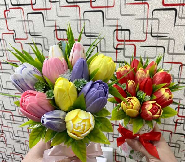 Мыло ручной работы цветочный букет в Новочебоксарске фото 3