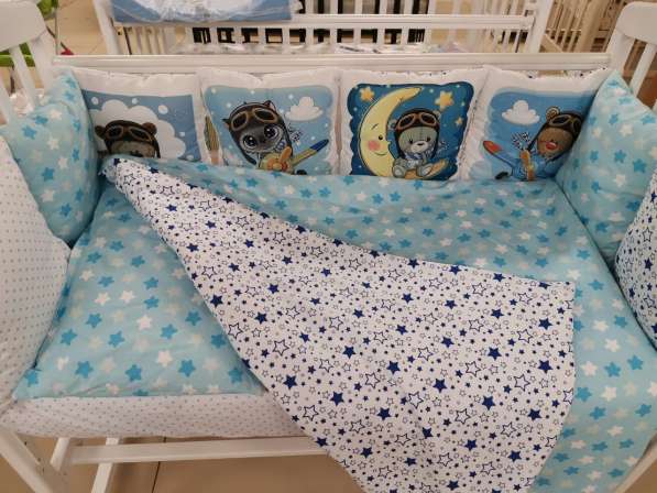 Комплект постельного белья для детской кроватки 29 предметов в Екатеринбурге фото 4