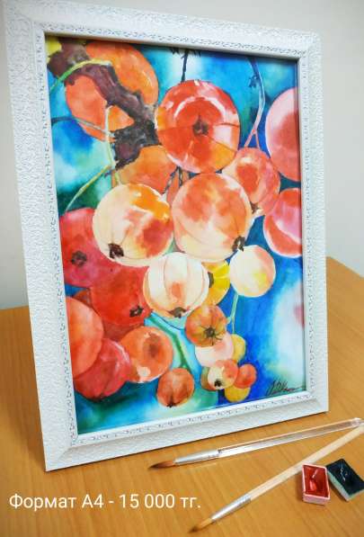 Картины акварель в фото 7