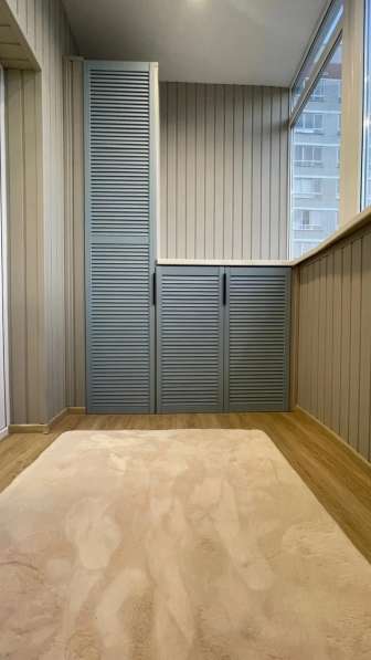 Обшивка балкона, Остекление, Балкон под ключ в Набережных Челнах фото 15