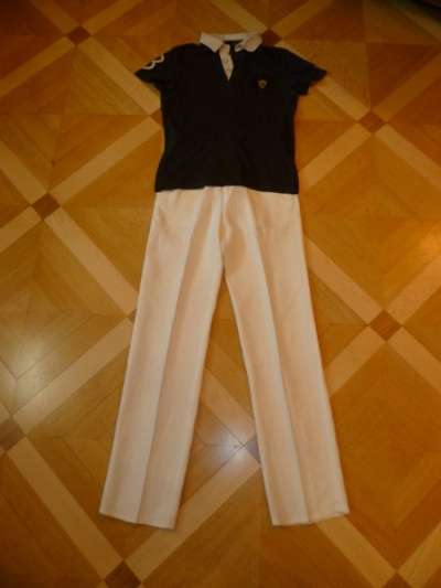 Белые льняные брюки Zara man, Испания в Москве фото 5