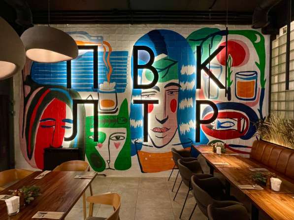 Роспись стен-Граффити-Рисунок на стене-Художник