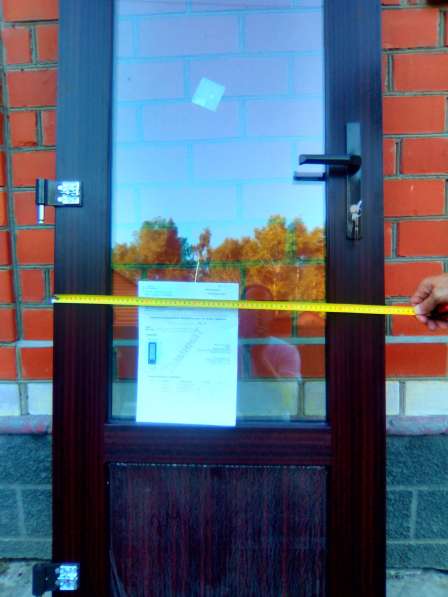 Продается новая дверь ПВХ цвет Махагон в Москве