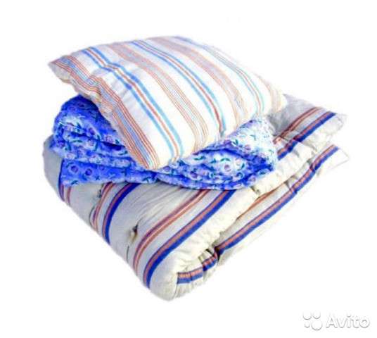 Матрац, подушка, одеяло(комплект) для рабочих, студентов