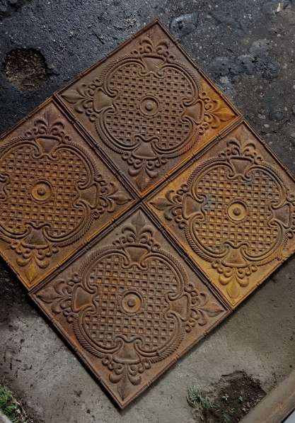 Чугунные плиты. Антикварные плиты 19 века. Лофт полы в Москве фото 3