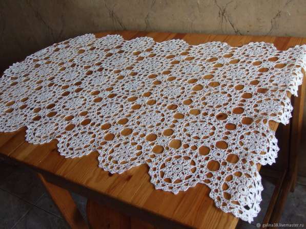 Скатерть ажурная из мотивов в Люберцы фото 8