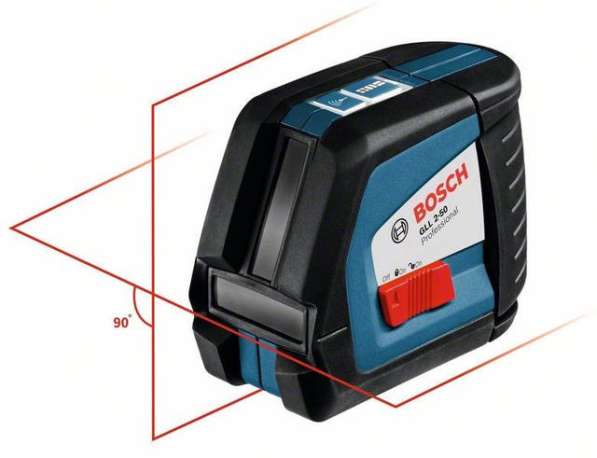 Нивелир лазерный Bosch GLL 2-50 + BM1 (новый) + LR2 в L-Boxx 0601063109