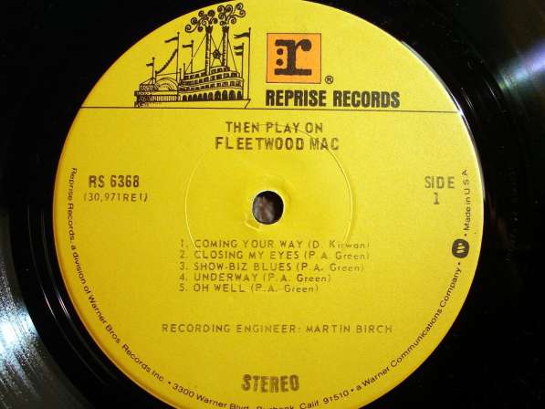 Fleetwood Mac ‎– Then Play On (USA) в Санкт-Петербурге