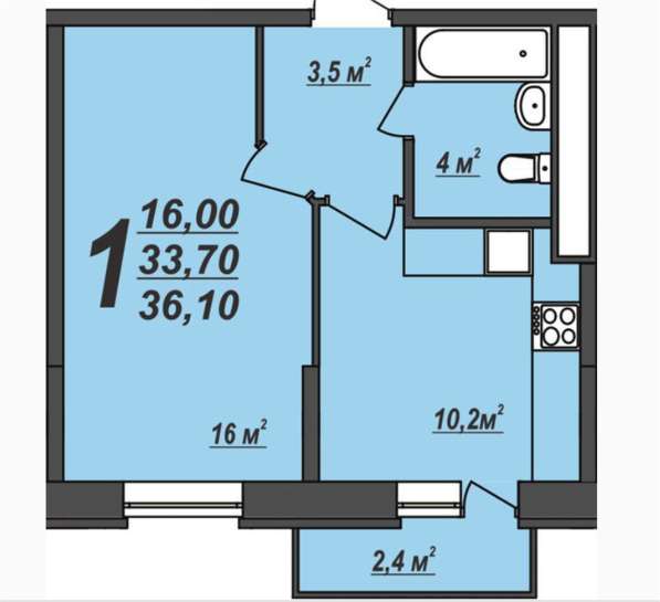 Продам однокомнатную квартиру в Тверь.Жилая площадь 36 кв.м.Этаж 5.Есть Балкон. в Твери фото 26