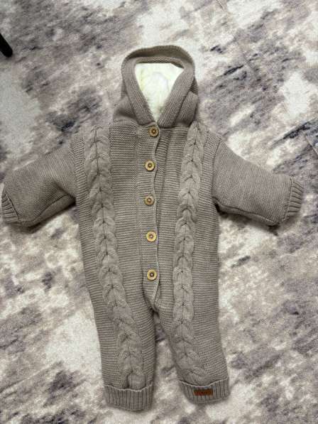 Комбинезон вязаный детский