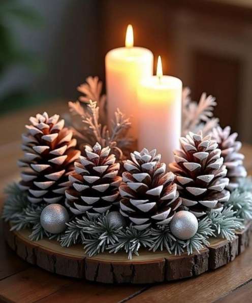 Мастер-класс «Новогодняя композиция» в Челябинске фото 3