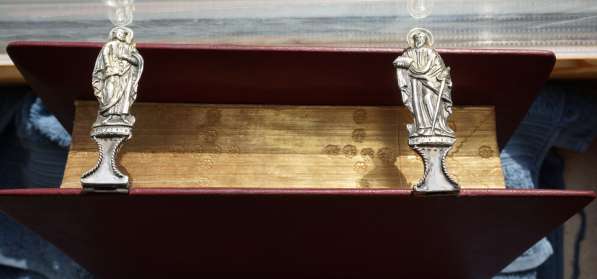 Старинное напрестольное Евангелие в серебряном окладе. 1757г в Санкт-Петербурге фото 20