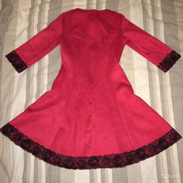 Дизайнерское красное бархатное платье la furia в Обнинске фото 5