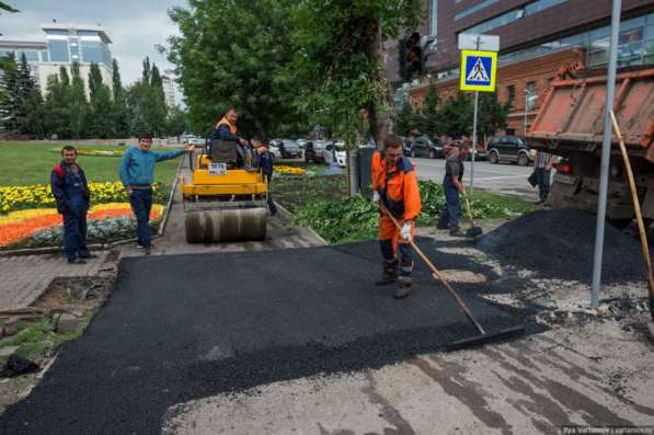 Асфальтирование Волоколамск, укладка асфальтовой крошки в Волоколамске фото 3