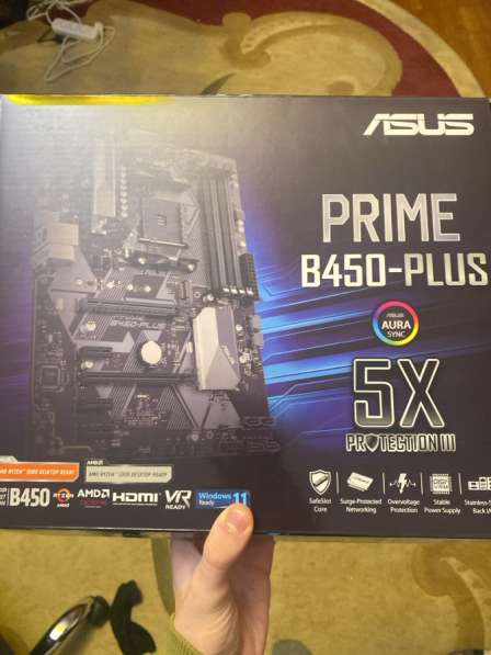 Материнская плата Asus prime b450 plus в Москве