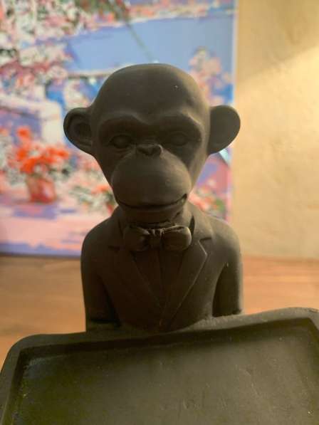 Статуэтка обезьянка с подносом Zara home в Москве фото 4