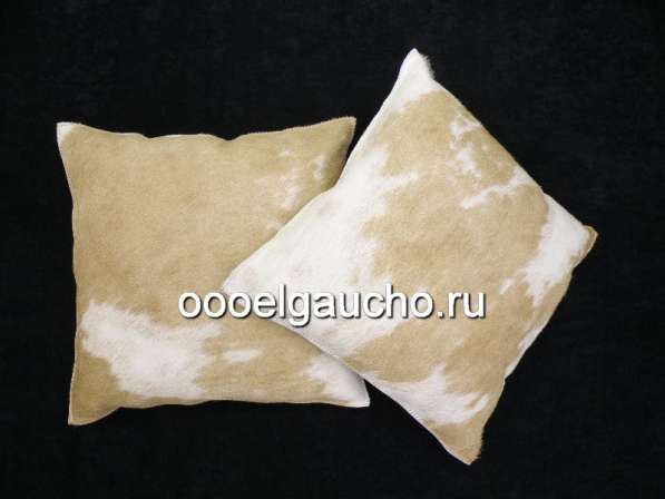 Декоративные подушки из шкур коров, лисы и чернобурки в Москве фото 18