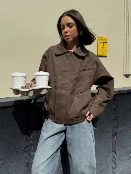 ЖЕНСКИЙ БОМБЕР ИЗ ЭКО-КОЖИ