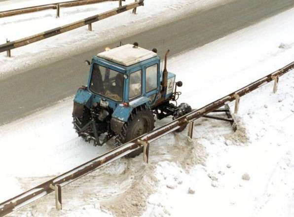 Отвал коммунальный для чистки под МБО