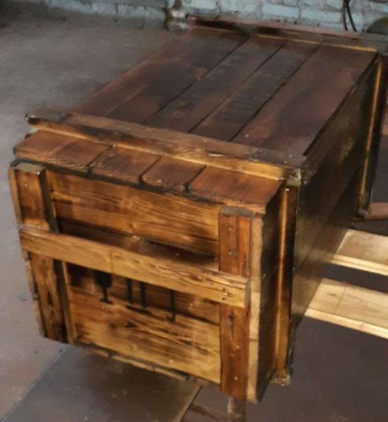 Ящик деревянный в стиле Loft в фото 10