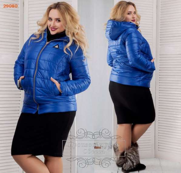 Куртка женская большого размера в фото 5