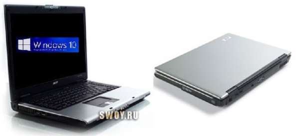 15,4" Ноутбук Acer Aspire 5100 4/100 Gb Win 10 Pro 64-bit