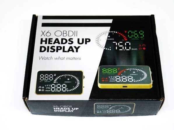 HUD OBD X6 Автомобильный проектор приборной панели в 