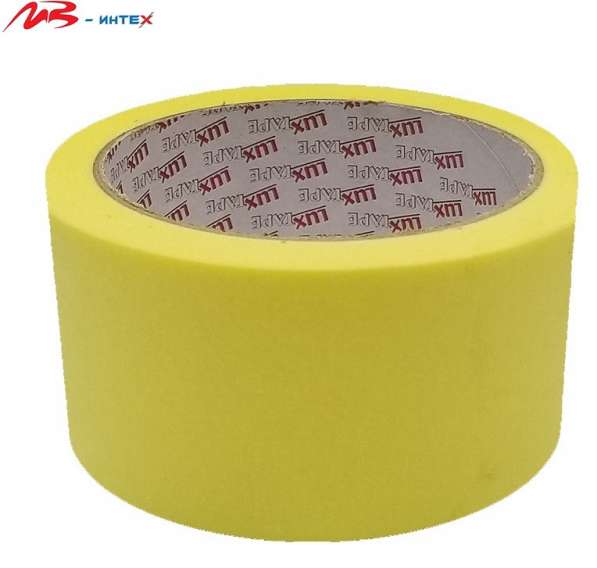 Лента малярная LUXTAPE 0,050х50 м жёлтая в Москве фото 4