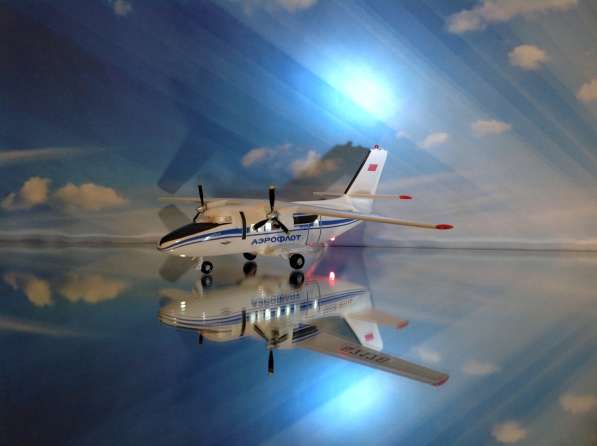 Модель самолета L-410.1/72 в Иркутске фото 6