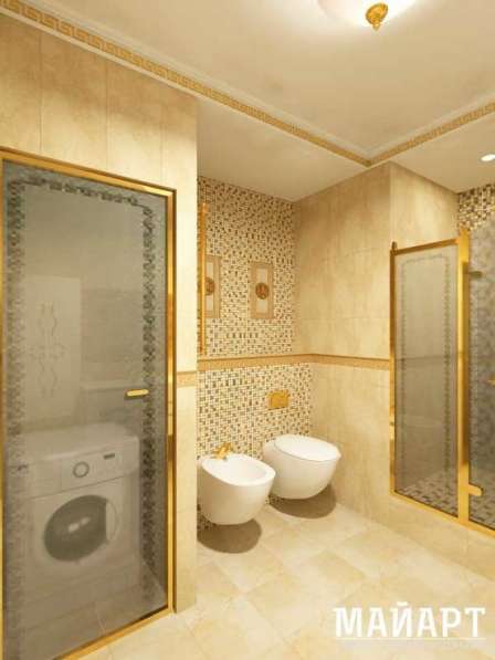 Ремонт ванной комнаты с дизайнером в Москве фото 5