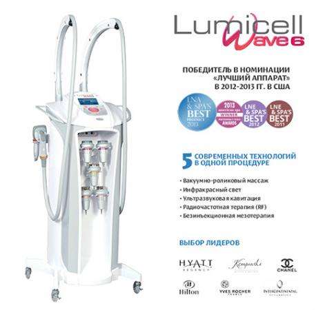 Косметологический аппарат для тела Lumicell Wave 6.
